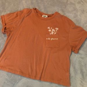 Dietee Laundry Classic โWildflowerโ Cropped Shirt